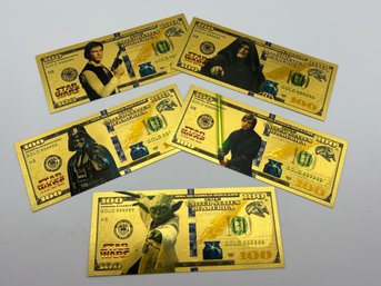 Star Wars Collectible Gold Bills