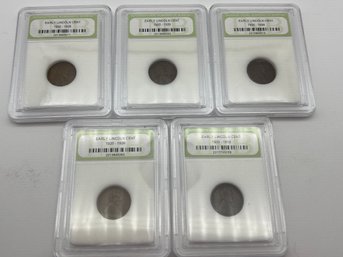 Lot Of Early Lincoln Cents