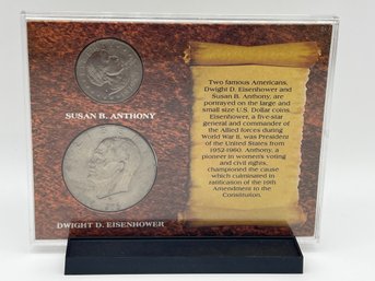 Susan B/D Eisenhower Tribute Coin Set