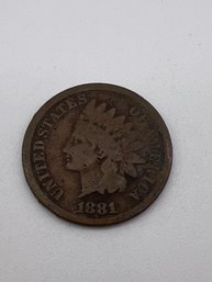 1881 Indian Head Cent