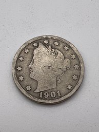 1901 V Nickel