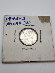 1945S Micro S Mercury Dime