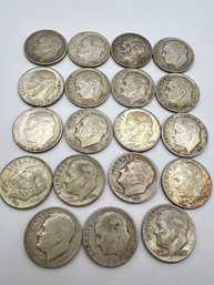 Lot Of Silver Roosevelt Dimes