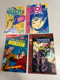 Lot Of 4 Vintage Comic Books