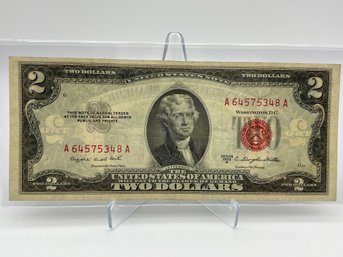 1953B $2 Red Seal