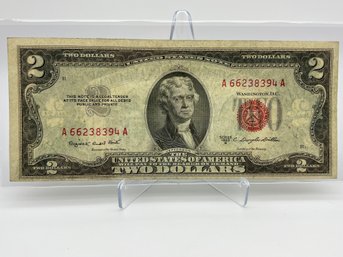 1953B $2 Red Seal