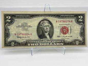 1963 $2 Red Seal