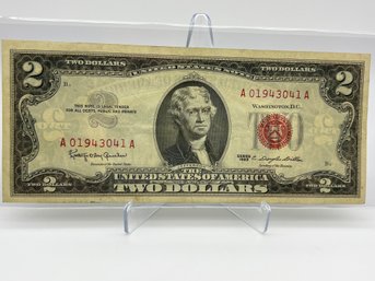 1963 $2 Red Seal