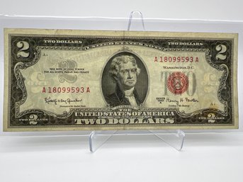 1963A $2 Red Seal