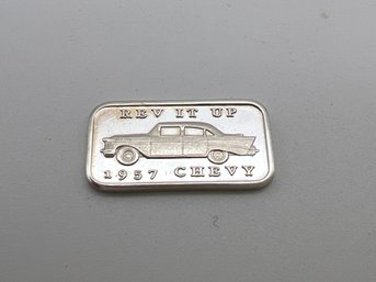 1 Gram 999 Fine Silver Rev It Up 1957 Chevy