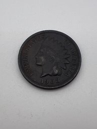 1908 Indian Head Cent