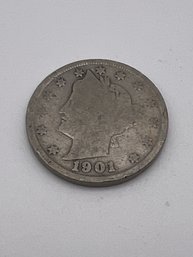 1901 V Nickel