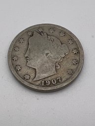 1907 V Nickel