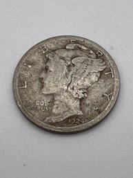 1924 Mercury Dime