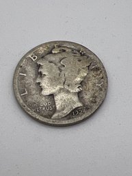 1924 Mercury Dime