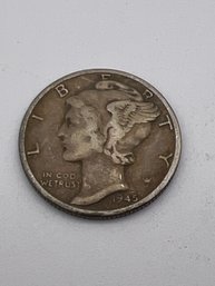 1945 Mercury Dime