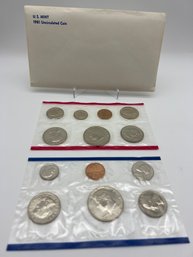 1981 U.S. Mint Uncirculated Coin Set