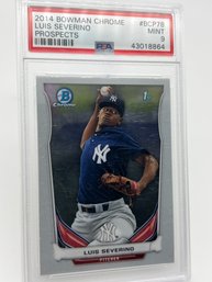 Luis Severino 2014 Bowman Chrome PSA MINT 9