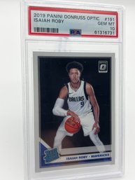 Isaiah Roby 2019 Panini Donruss Optic PSA GEM MT 10