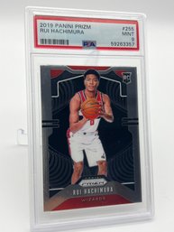 Rui Hachimura 2019 Panini Prizm PSA Mint 9