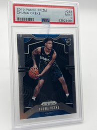 Chuma Okeke 2019 Panini Prizm PSA Mint 9