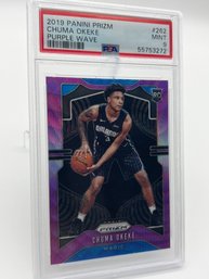 Chuma Okeke 2019 Panini Prizm PSA Mint 9