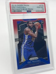 Eric Paschall 2019 Panini Prizm PSA GEM MT 10