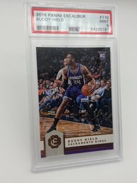 Buddy Hield 2016 Panini Excalibur PSA MINT 9