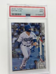 Gavin Lux 2020 Topps PSA Mint 9