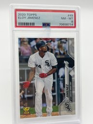 Eloy Jimenez 2020 Topps PSA NM-MT 8