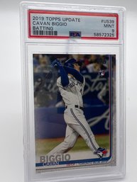 Cavan Biggio 2019 Topps Update PSA MINT 9