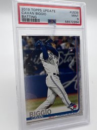 Cavan Biggio 2019 Topps Update PSA MINT 9