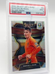 Marten De Roon 2020 Select UEFA EURO PSA MINT 9