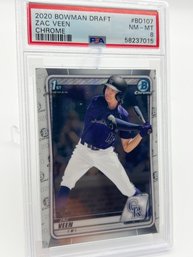 Zac Veen 2020 Bowman Draft NM-MT 8