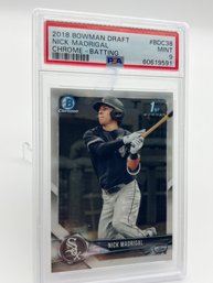 Nick Madrigal 2018 Bowman Draft PSA MINT 9