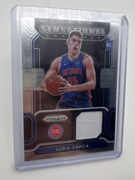 Luka Garza Panini Prizm Sensational Swatches