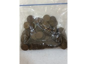 Over 1lb Of Wheat Pennies