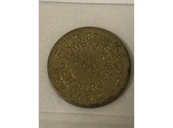 Jos Steiner & Co Importers Token 1/2