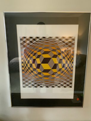 Geometric Framed Print
