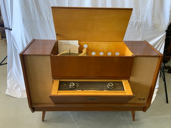 Telefunken Console Stereo A Model 5094 With Walnut Case