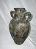 Possible Reproduction Metal Double Handled Vase