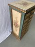 7 Drawer Painted Multi Drawer With Floral Details