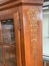 Hitchcock Maple Corner Cabinet With Great Stenciled Designs