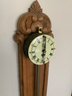 Anno 1750 Sawtooth Gravity Clock Made In Germany With A Carved Back