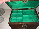 Oriental Teak Jewelry Box