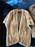 2 Furs Including A Full Length Dark Mink, Shawl And A Faux Fur Vest