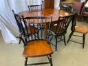 7 Piece Hitchcock Kitchen Set With Maple Drop Leaf Table