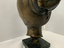 Nguyen Thanh Le Mid Century Bronze Bust Of Vietnamese Woman Signed