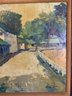 King Rich Oil Painting On Board Historic Track, Goshen N.Y.