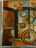 Signed Abstract Oil Painting On Canvas Artist Singed Roz